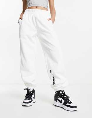 The Couture Club joggers co-ord in white - ASOS Price Checker