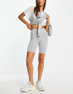 The Couture Club legging shorts in light grey - ASOS Price Checker