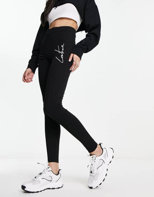 leggings Nike Club Legging Logo 2 - 010/Black/White - Snowboard shop,  skateshop 