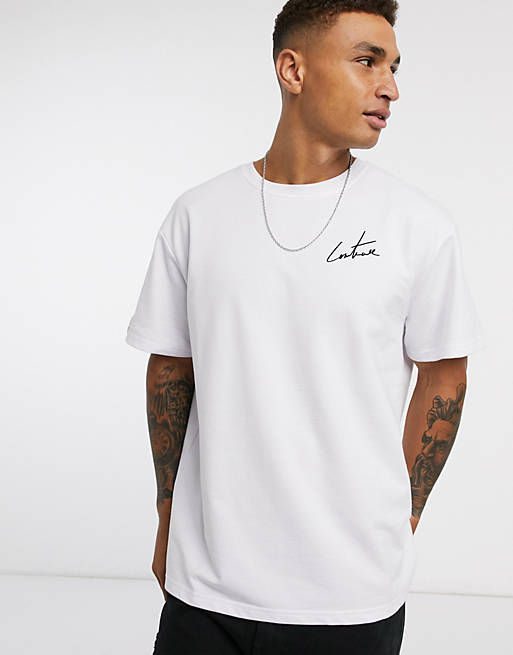 The Couture Club logo t-shirt in white | ASOS