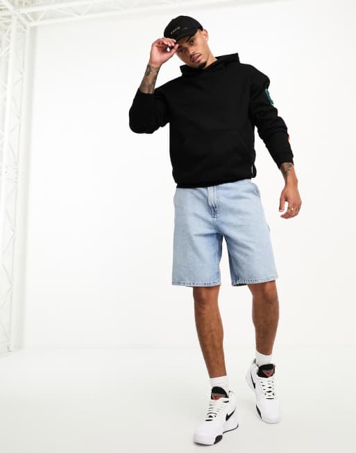 The Couture Club multi badged pullover hoodie in black, 3 of 4