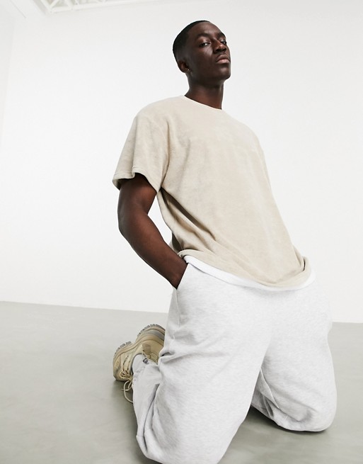 The Couture Club oversized t-shirt in washed sand