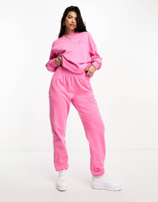 The Couture Club oversized trackies in pink (part of a set)