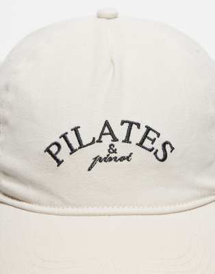 The Couture Club Pilates And Pinot Cap In White