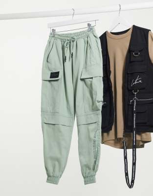 mint green cargo pants