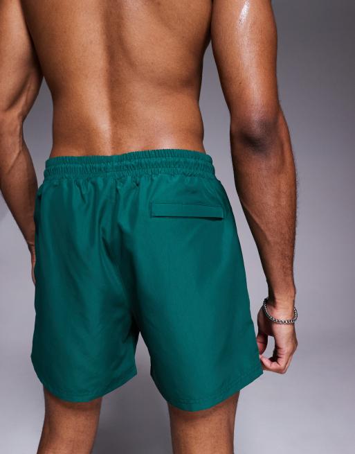 The Couture Club - Reactieve zwemshort met embleem in green, 2 van 4