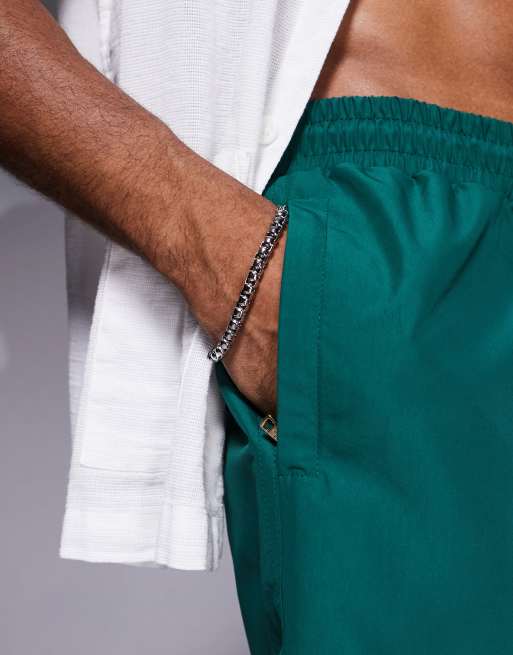 The Couture Club - Reactieve zwemshort met embleem in green, 3 van 4