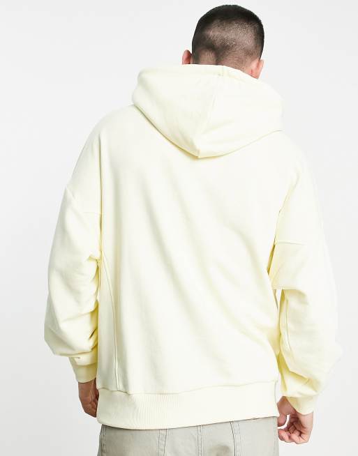 The Couture Club relaxed fit hoodie in pastel yellow