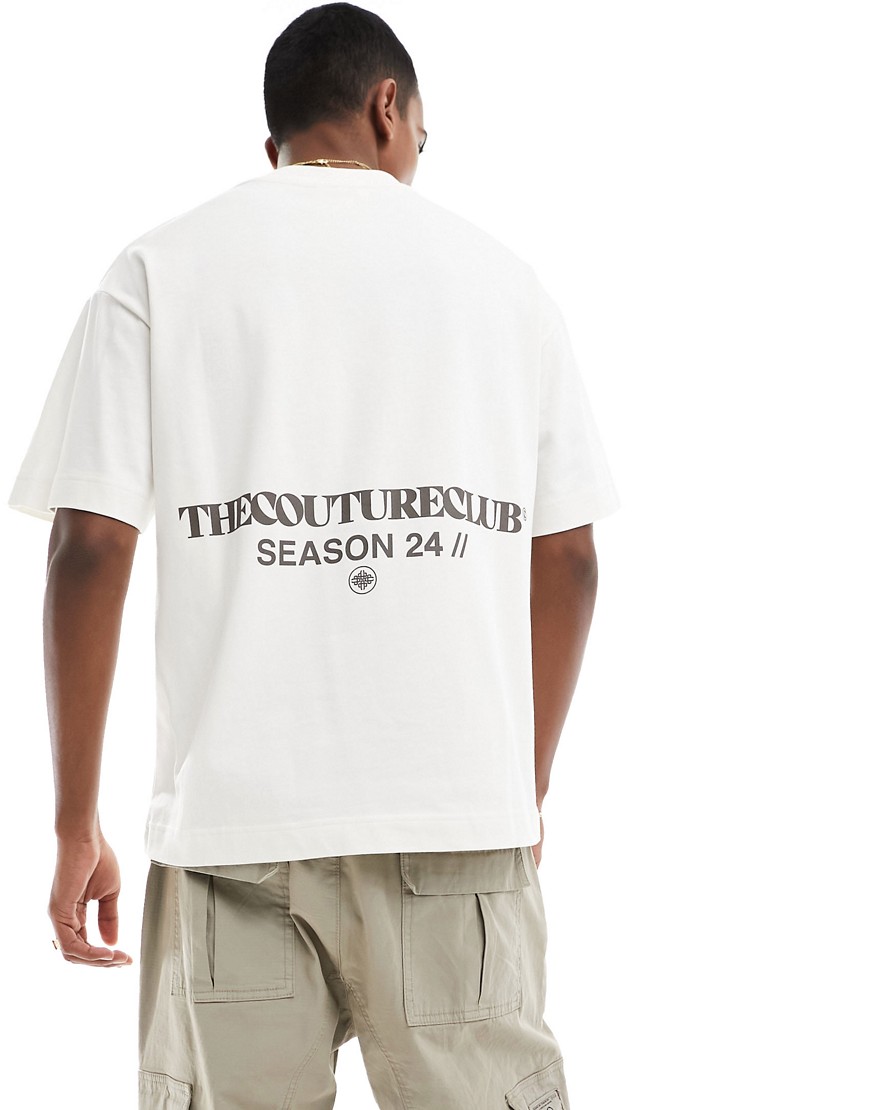 relaxed fit t-shirt in off white