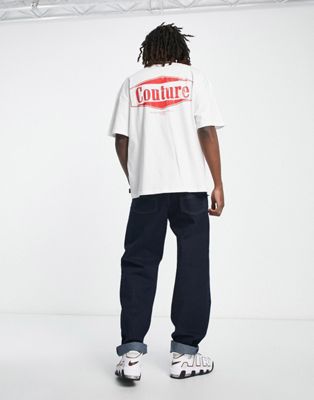 The Couture Club relaxed fit t-shirt in white with logo chest and back print
