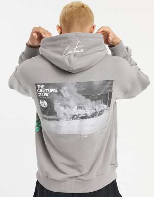 grey couture hoodie