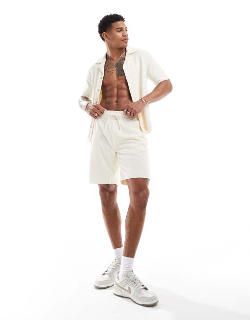 Top Off-White shirt shorts set