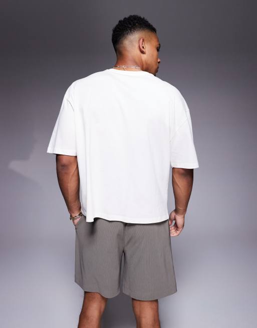 The Couture Club ribbed shorts in brown, 5 of 5