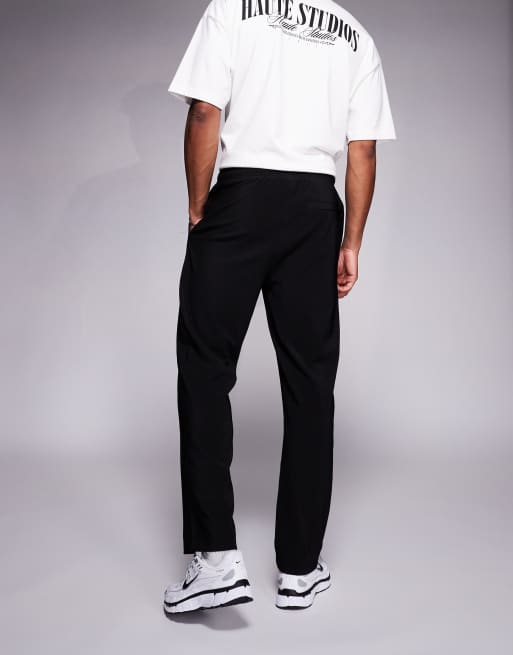 The Couture Club ribbed trousers in black, 3 of 5