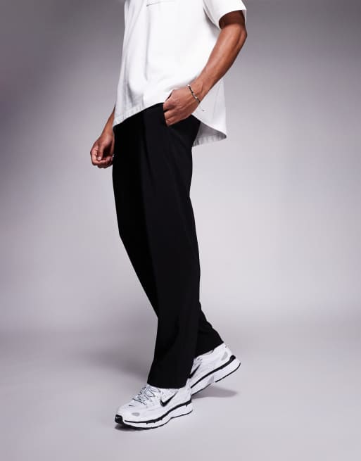 The Couture Club ribbed trousers in black, 5 of 5