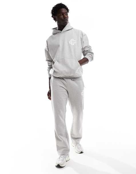 The Couture Club – Set aus schwerem Material in Grau mit Emblem - view 1