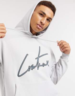 couture grey hoodie