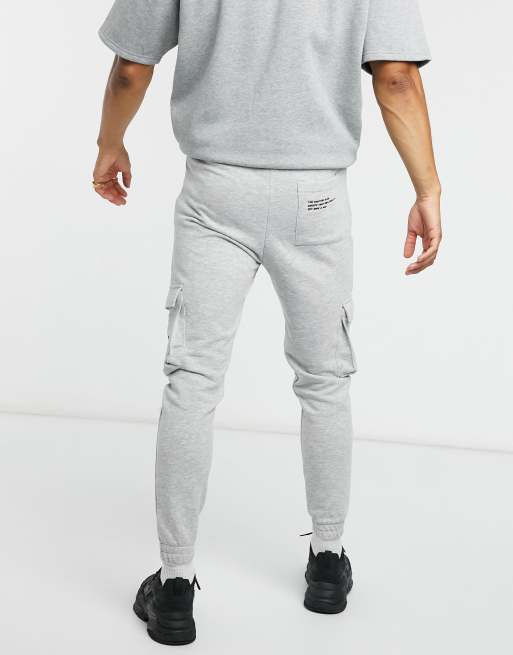The Couture Club slim fit jersey cargo pants, 2 of 4