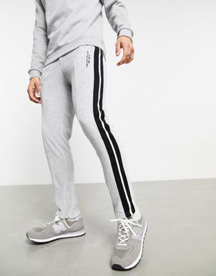 The Couture Club staight leg side tape velour joggers in grey - ASOS Price Checker