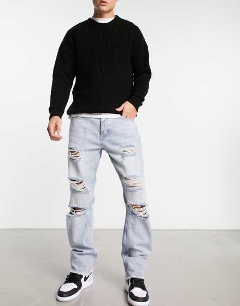 Ripped Jeans for Men | Men's Black Ripped Jeans | ASOS