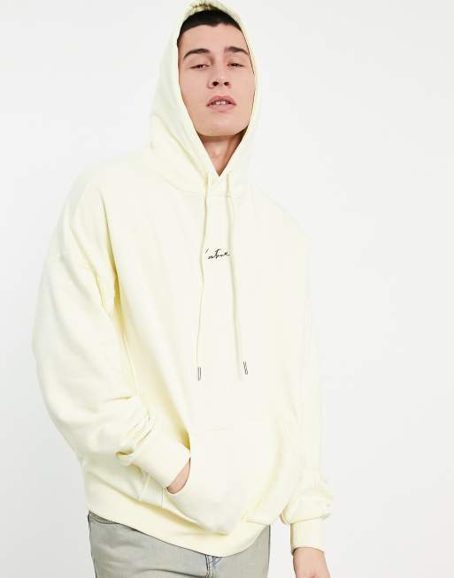 The Couture Club Sweat capuche d contract Jaune pastel ASOS