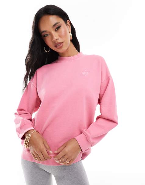 The Couture Club - Sweat d'ensemble à emblème logo - Rose délavé - view 1
