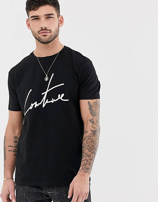 The Couture Club t-shirt with signature logo in black | ASOS