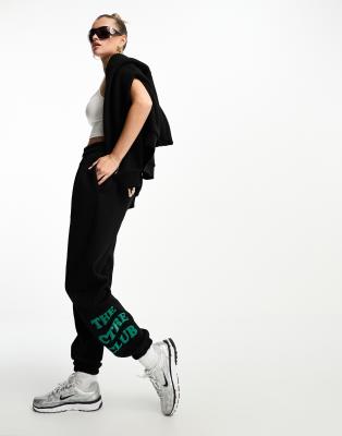 The Couture Club The Couture Club take it easy oversized joggers in black