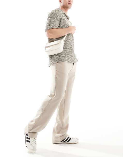 The Couture Club trousers with split hem in beige - view 1