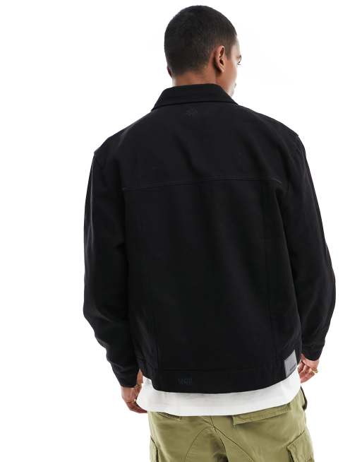 The Couture Club twill carpenter jacket in black, 2 of 4