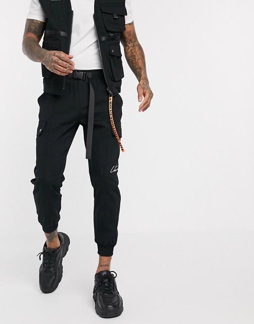 The Couture Club utility jogger in black
