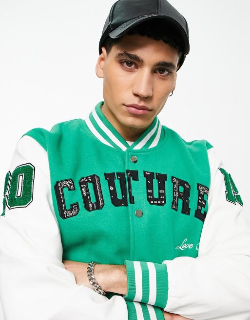 TCC Men's Green Varsity Jacket | The Couture Club - Xs