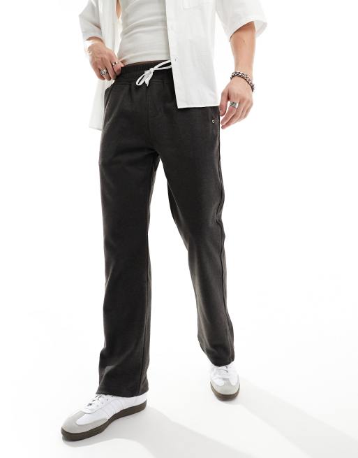 The Couture Club wool look chic sweatpants in black