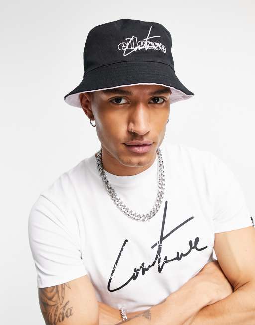 The Couture Club x ellesse - Banus - Bucket hat met logo in zwart