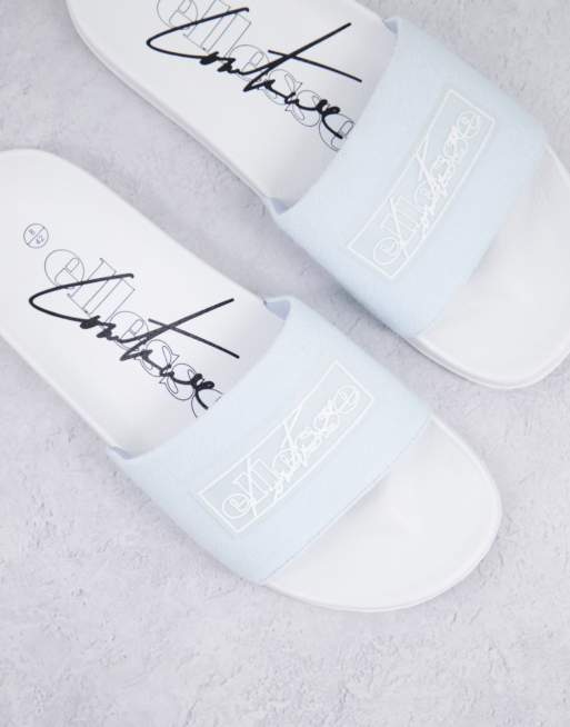 The Couture Club x ellesse - Miguel - Slippers met logo in blauw