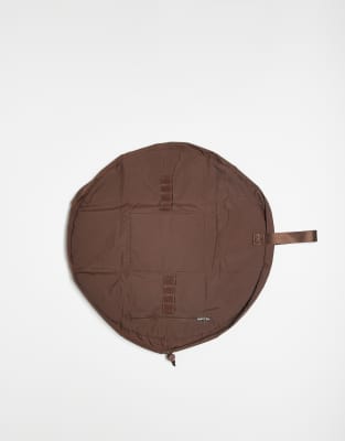 Flat Lay Company The Flat Lay Co. Asos Exclusive Drawstring Makeup Bag- Espresso Brown In Brown