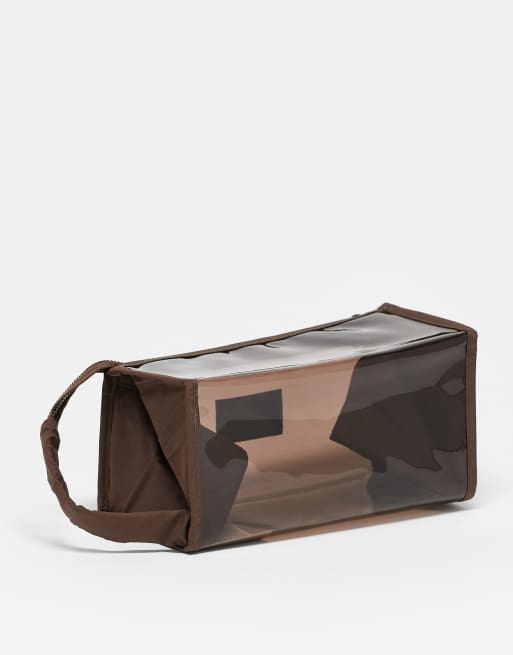The Flat Lay Co. - ASOS EXCLUSIVE - Jelly make-up tasje in espresso bruin, 2 van 3