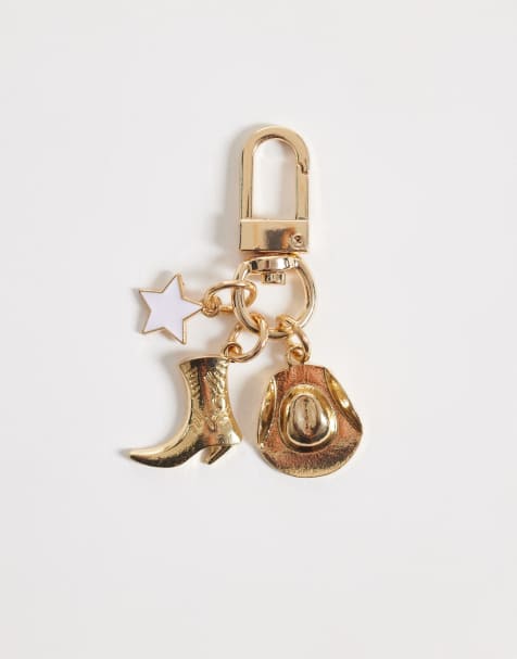 The Flat Lay Co. Bag Charm and Keychain - Cowboy - view 1