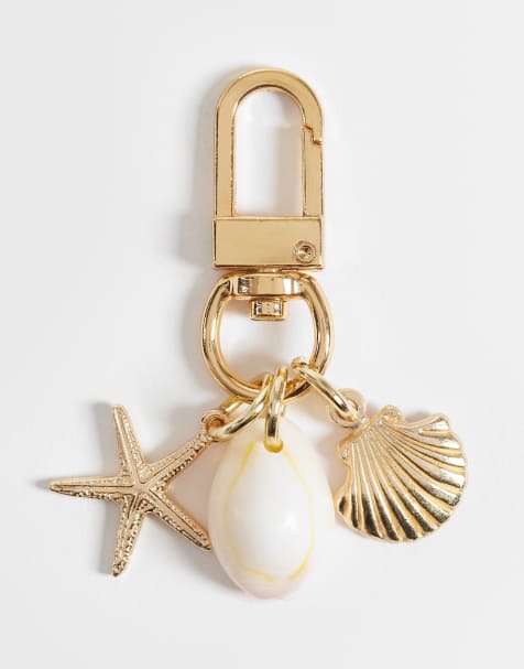 The Flat Lay Co. Bag Charm and Keychain - Sea, Star and Shells - view 1
