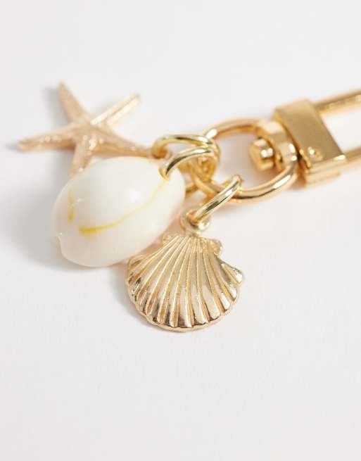 The Flat Lay Co. Bag Charm and Keychain - Sea, Star and Shells, 2 of 3