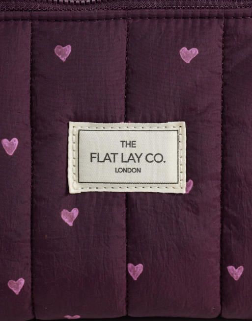 The Flat Lay Co. Essential Makeup Pouch - Chocolate Plum, 3 of 3