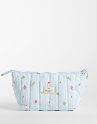 Flat Lay Company The Flat Lay Co. Essential Makeup Pouch - Playa-blue