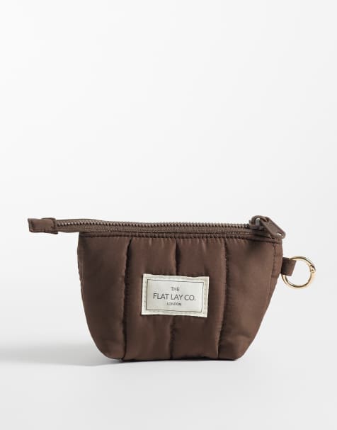 The Flat Lay Co. Flat Lay Mini Keyring Pouch - Espresso - view 1