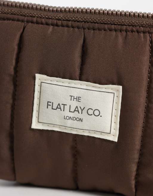 The Flat Lay Co. Flat Lay Mini Keyring Pouch - Espresso, 3 of 4