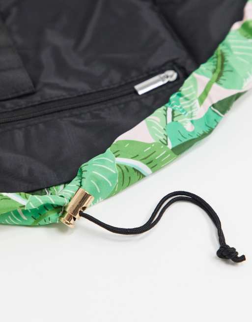 The Flat Lay Co. - Make-up tas met trekkoord in tropische print, 3 van 4