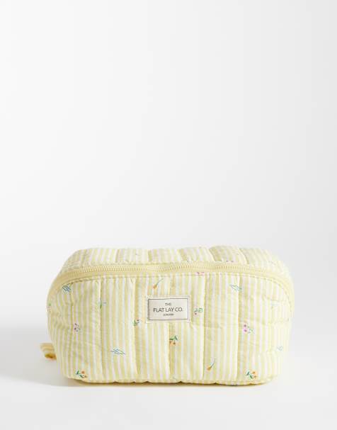 The Flat Lay Co. Marshmallow Makeup Box Bag - Flora - view 1
