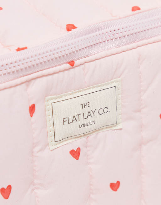 The Flat Lay Co. - Marshmallow - Makeuptaske - Sweet Pink Hearts , 3 af 3
