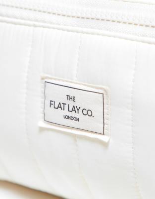 Flat Lay Company The Flat Lay Co. Marshmallow Open Flat Box Bag In White