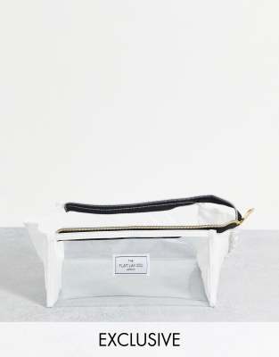 Flat Lay Company The Flat Lay Co. X Asos Exclusive Open Flat Makeup Box Black And Clearmulti