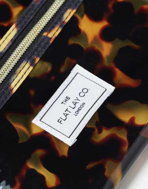The Flat Lay Co. x ASOS EXCLUSIVE Jelly Box Bag in Tortoise Shell